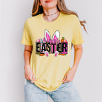 Happy Easter White Bunny Easter Day Unisex Crewneck T-Shirt Sweatshirt Hoodie