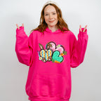 Easter Bunny Hearts Easter Day Unisex Crewneck T-Shirt Sweatshirt Hoodie