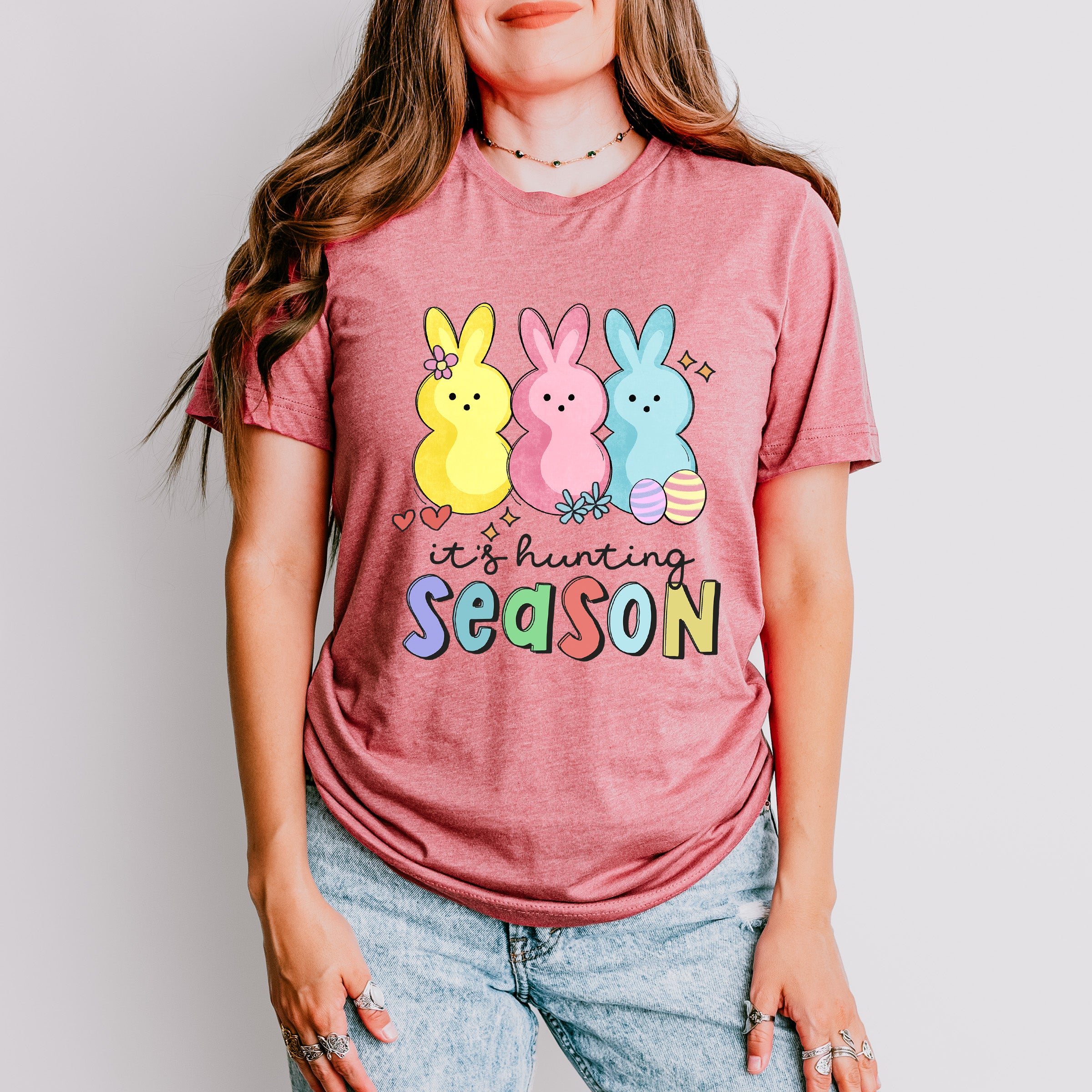 It's Hunting Season Easter Day Unisex Crewneck T-Shirt Sweatshirt Hoodie