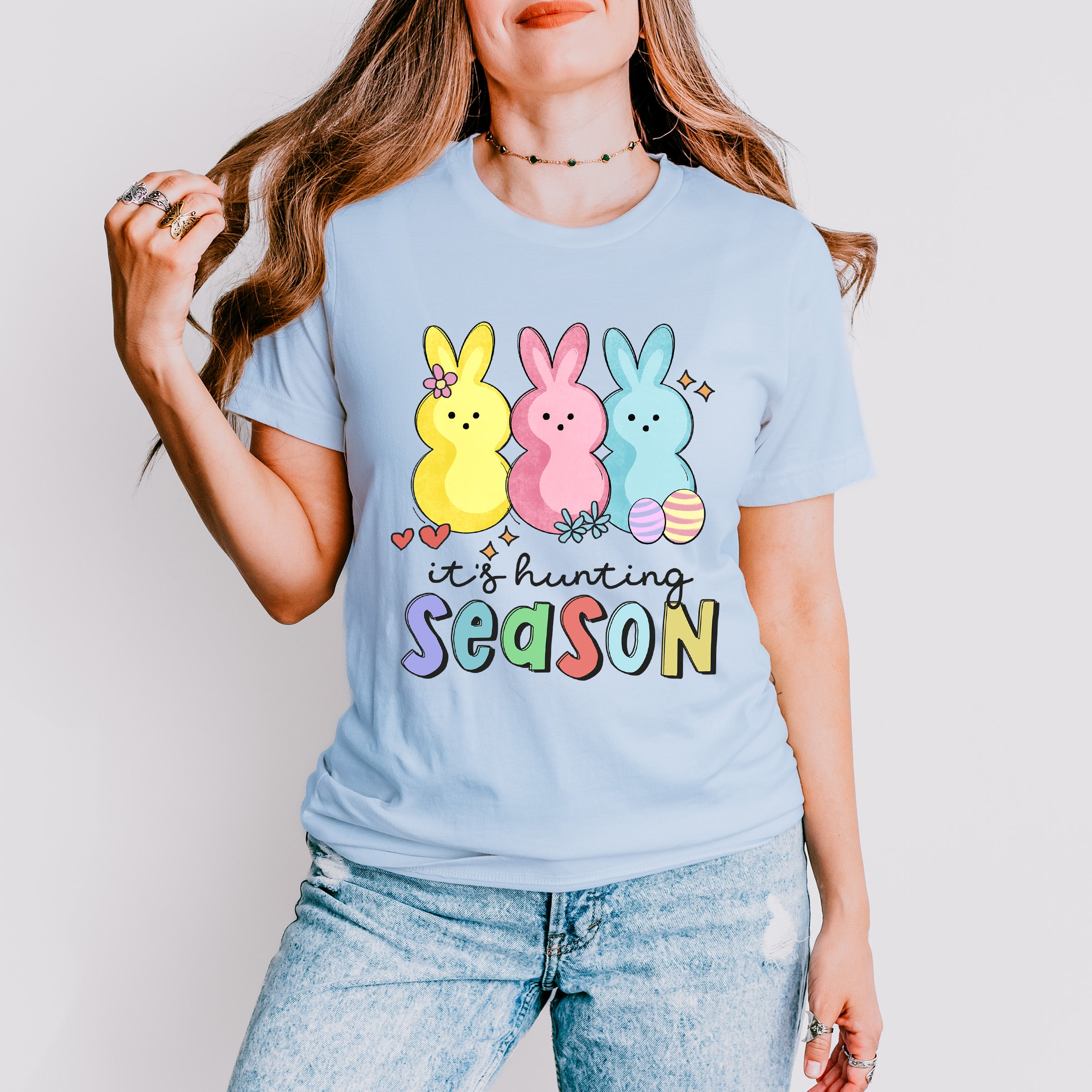 It's Hunting Season Easter Day Unisex Crewneck T-Shirt Sweatshirt Hoodie