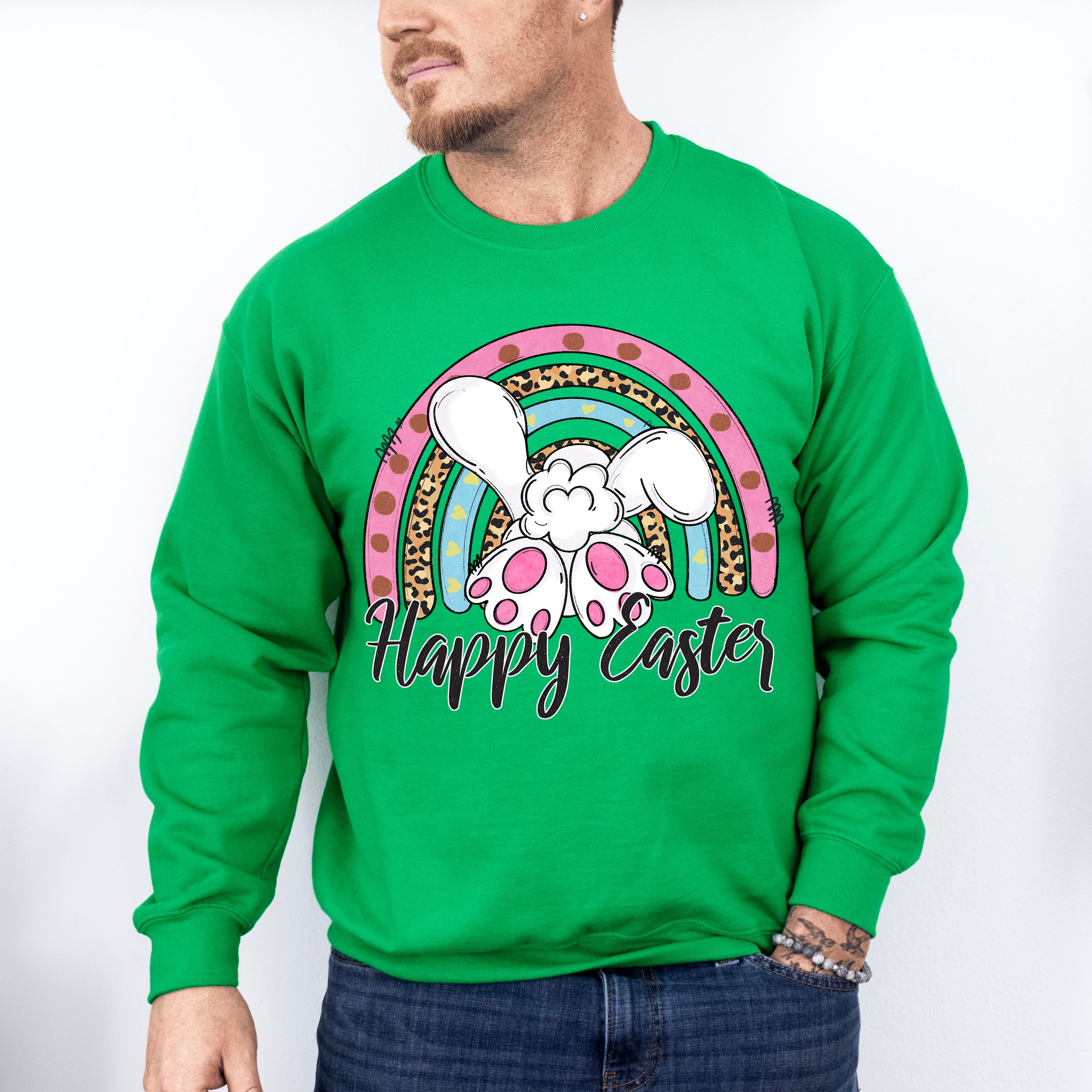 Bunny Happy Easter Easter Day Unisex Crewneck T-Shirt Sweatshirt Hoodie