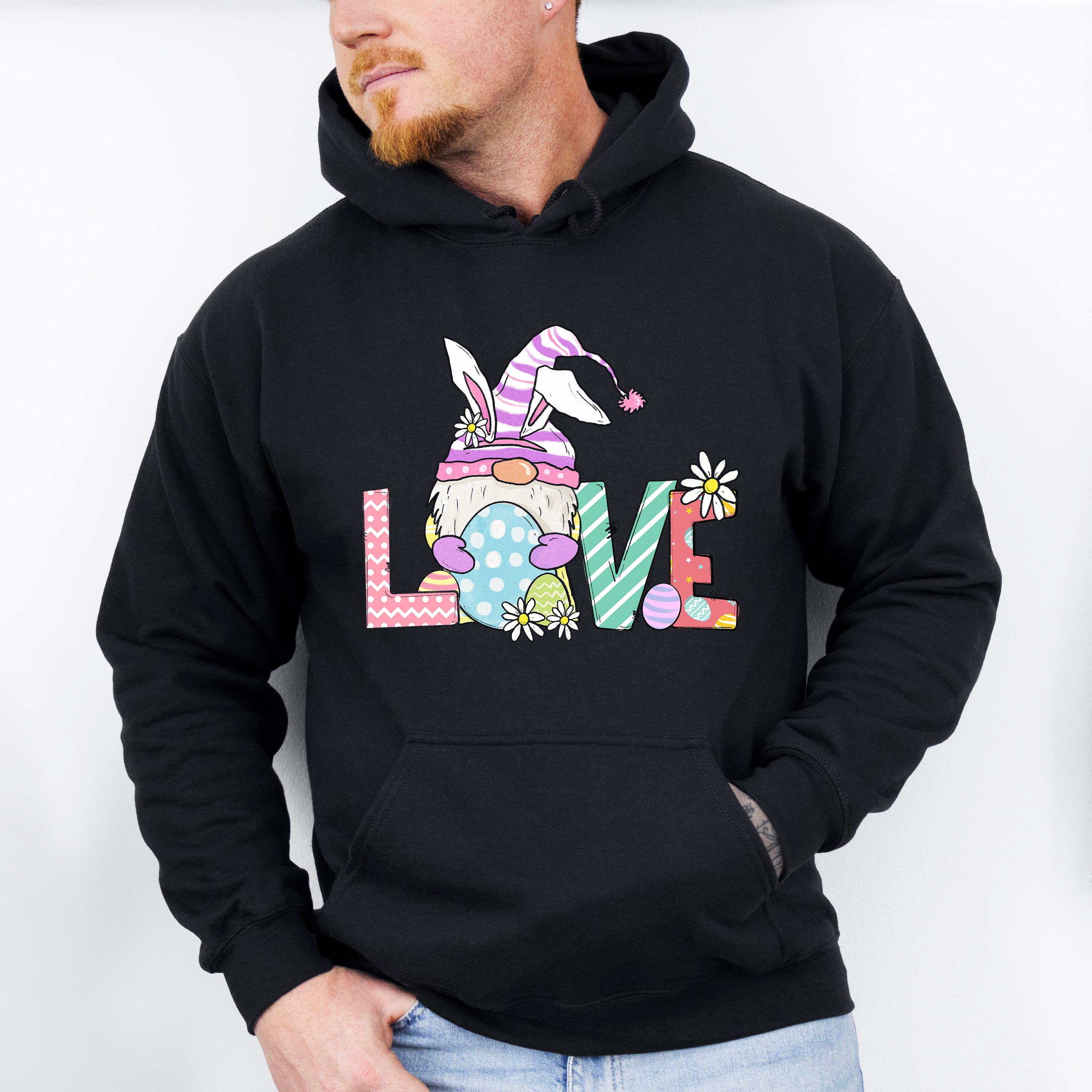 Love Easter Gnome Easter Day Unisex Crewneck T-Shirt Sweatshirt Hoodie
