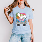 Easter Gnome Truck Easter Day Unisex Crewneck T-Shirt Sweatshirt Hoodie
