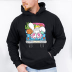 Easter Gnome Truck Easter Day Unisex Crewneck T-Shirt Sweatshirt Hoodie