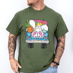 Easter Gnome Truck Easter Day Unisex Crewneck T-Shirt Sweatshirt Hoodie