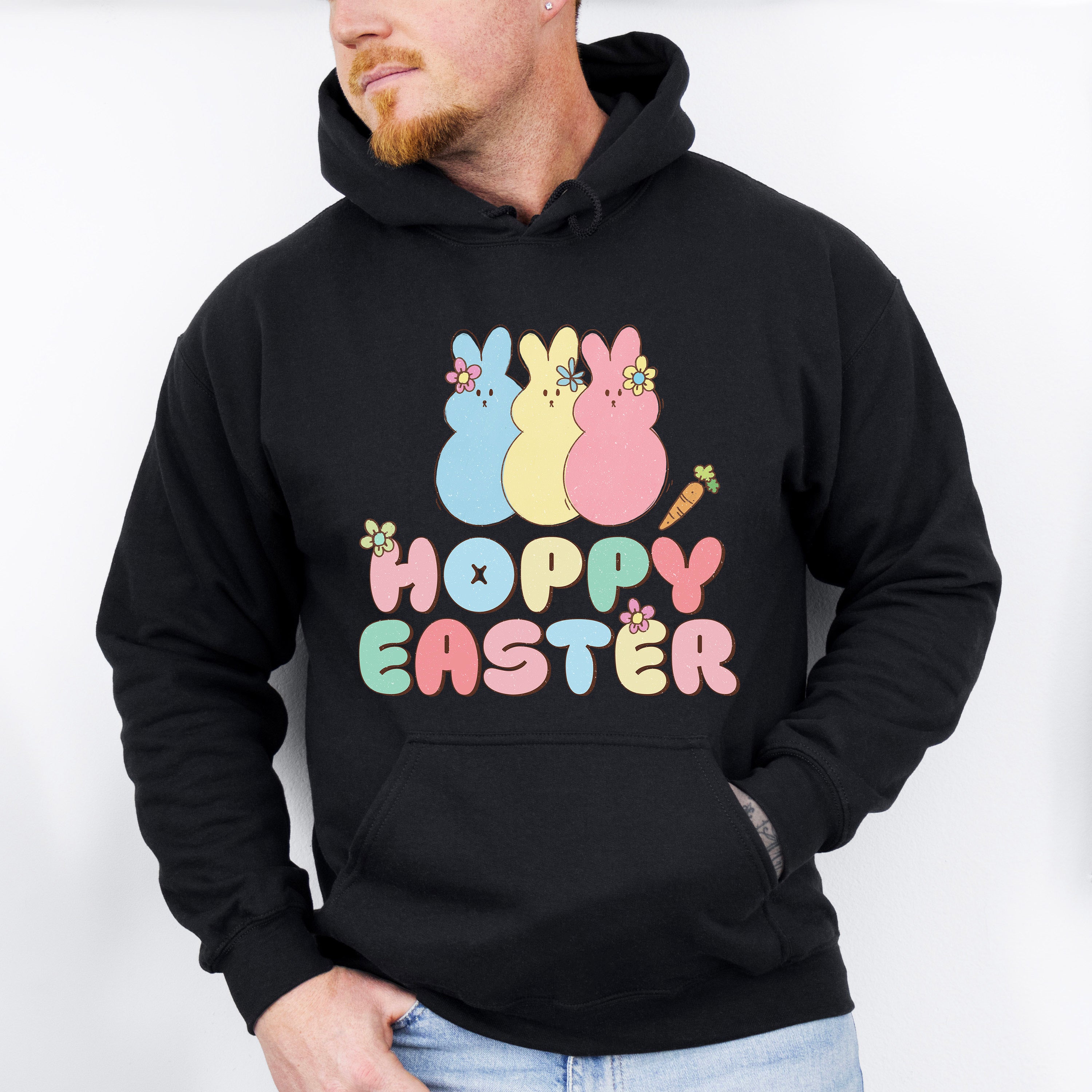 Hoppy Easter Easter Day Unisex Crewneck T-Shirt Sweatshirt Hoodie