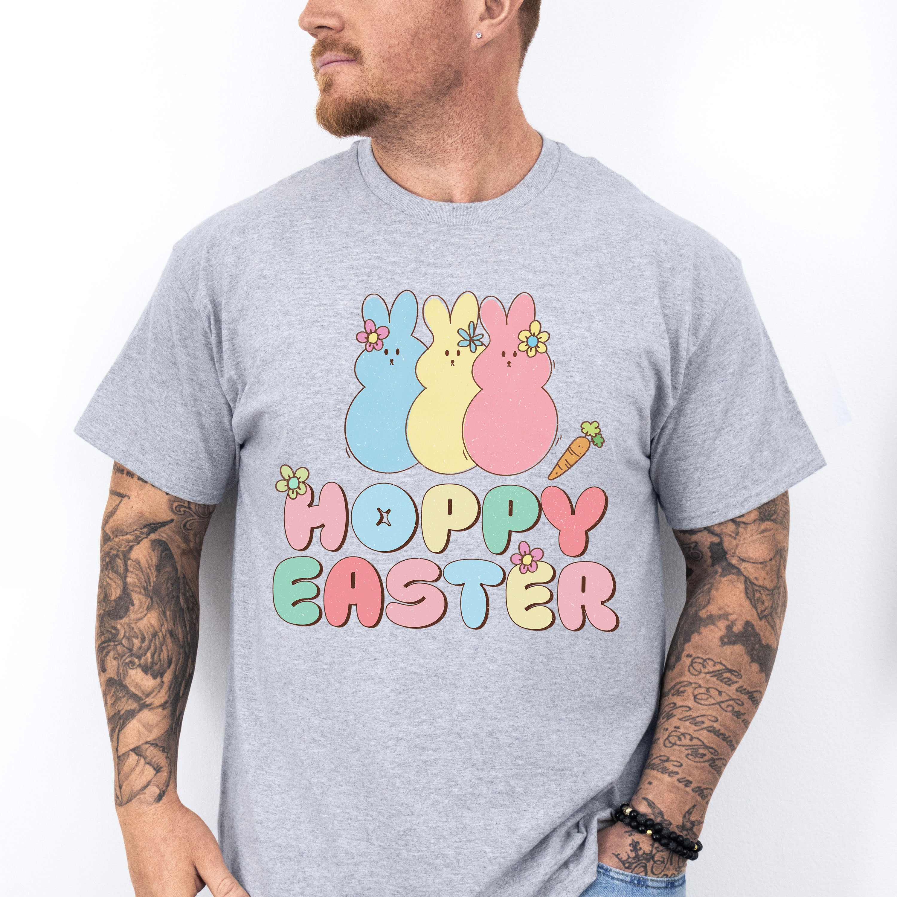 Hoppy Easter Easter Day Unisex Crewneck T-Shirt Sweatshirt Hoodie