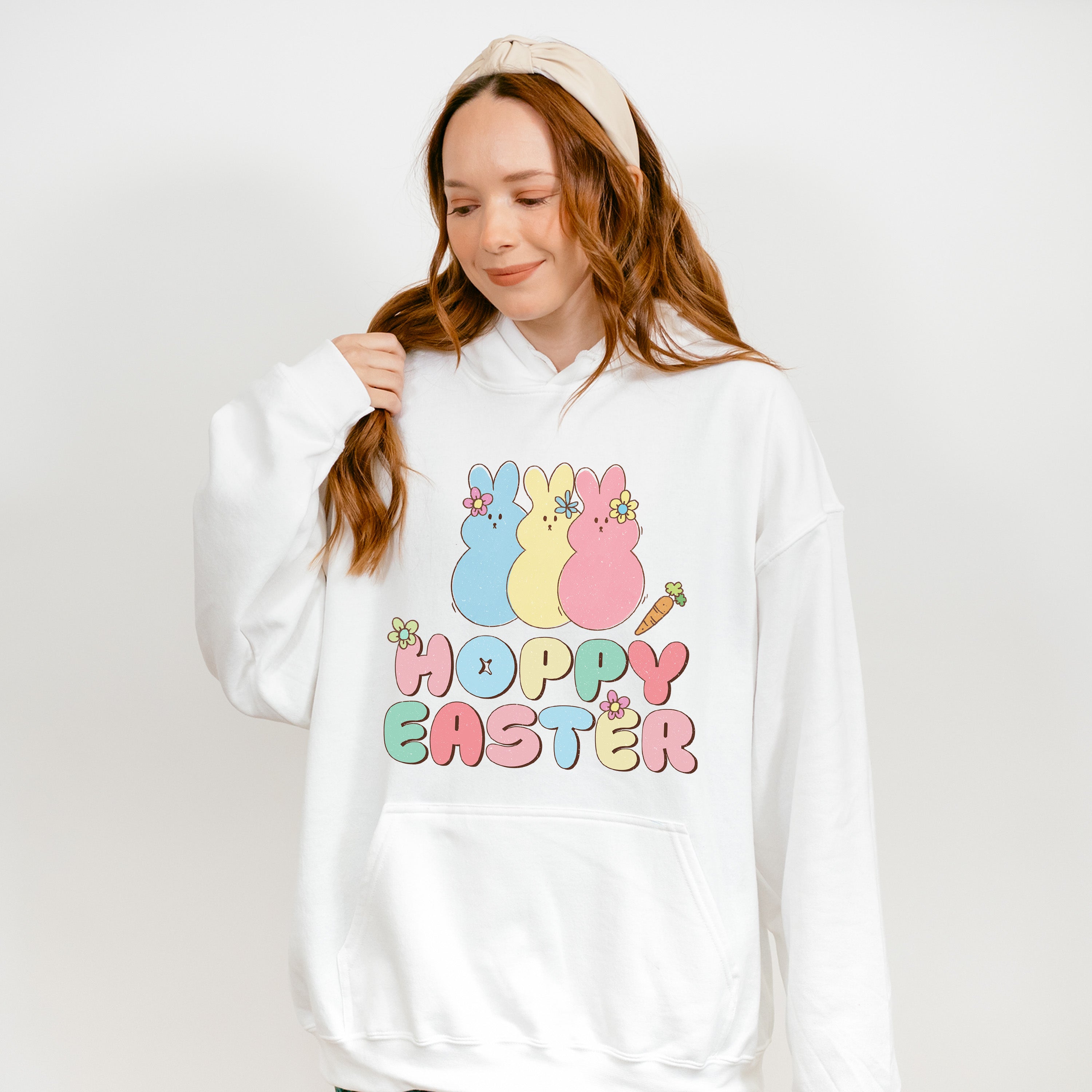 Hoppy Easter Easter Day Unisex Crewneck T-Shirt Sweatshirt Hoodie