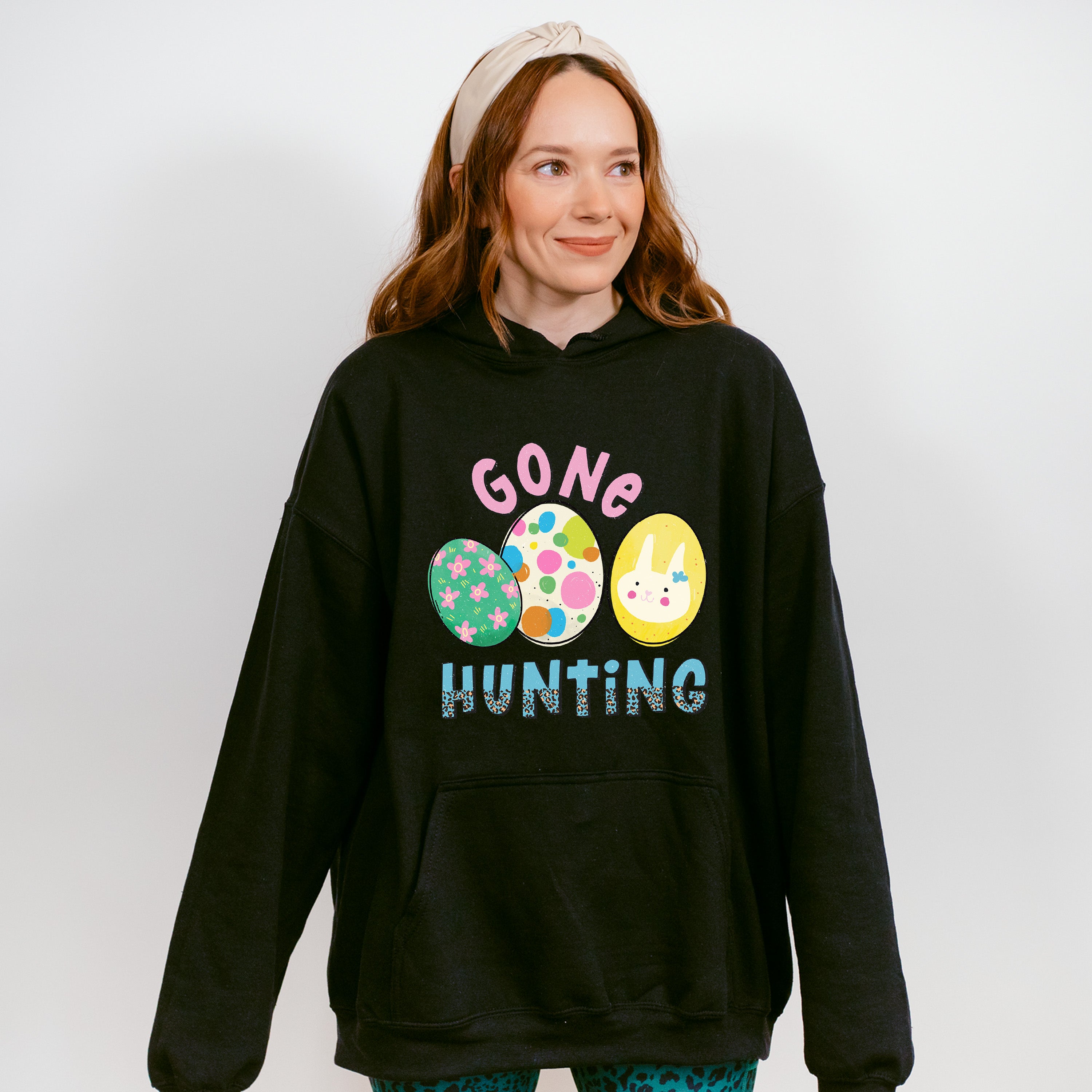 Gone Hunting Easter Day Unisex Crewneck T-Shirt Sweatshirt Hoodie
