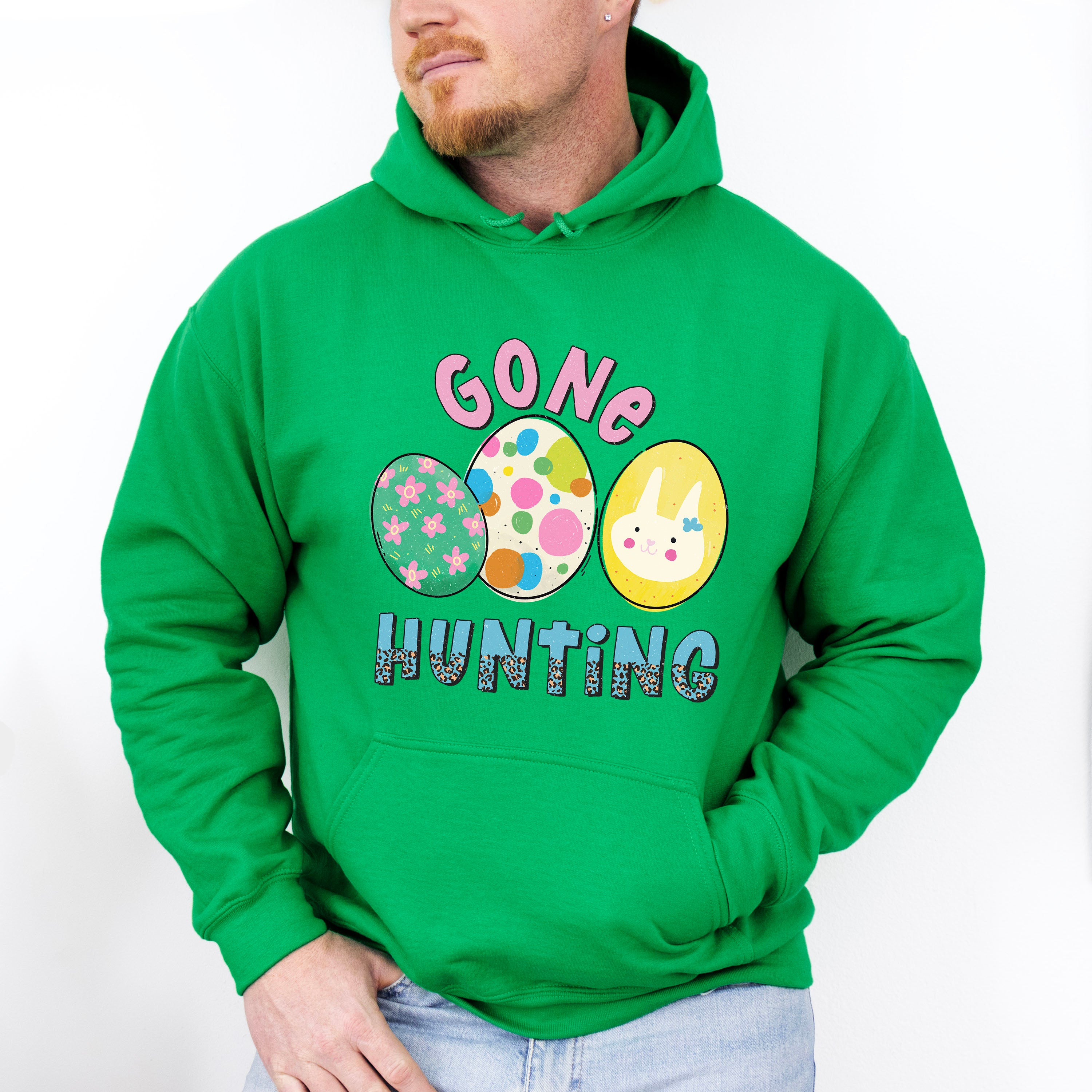 Gone Hunting Easter Day Unisex Crewneck T-Shirt Sweatshirt Hoodie