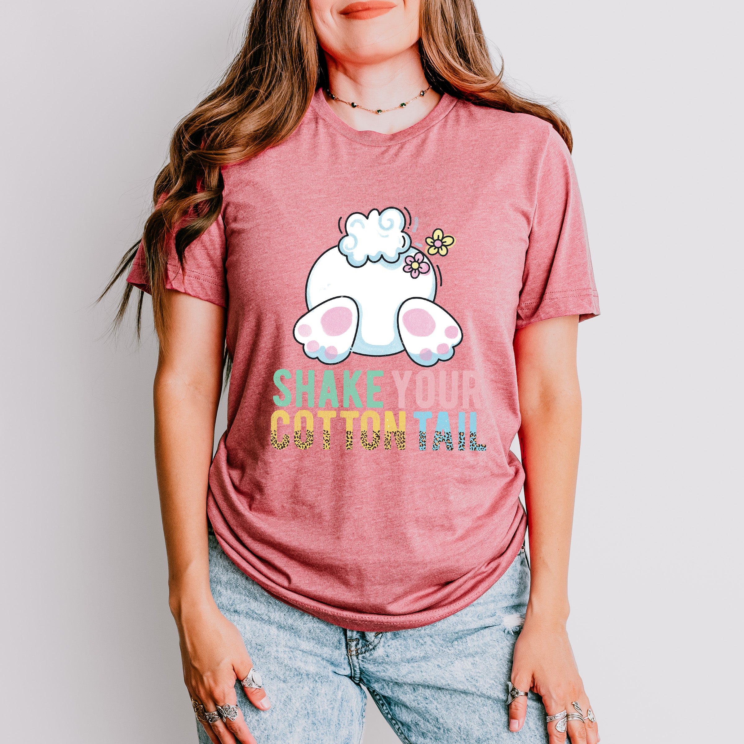 Shake Your Cotton Tail Easter Day Unisex Crewneck T-Shirt Sweatshirt Hoodie