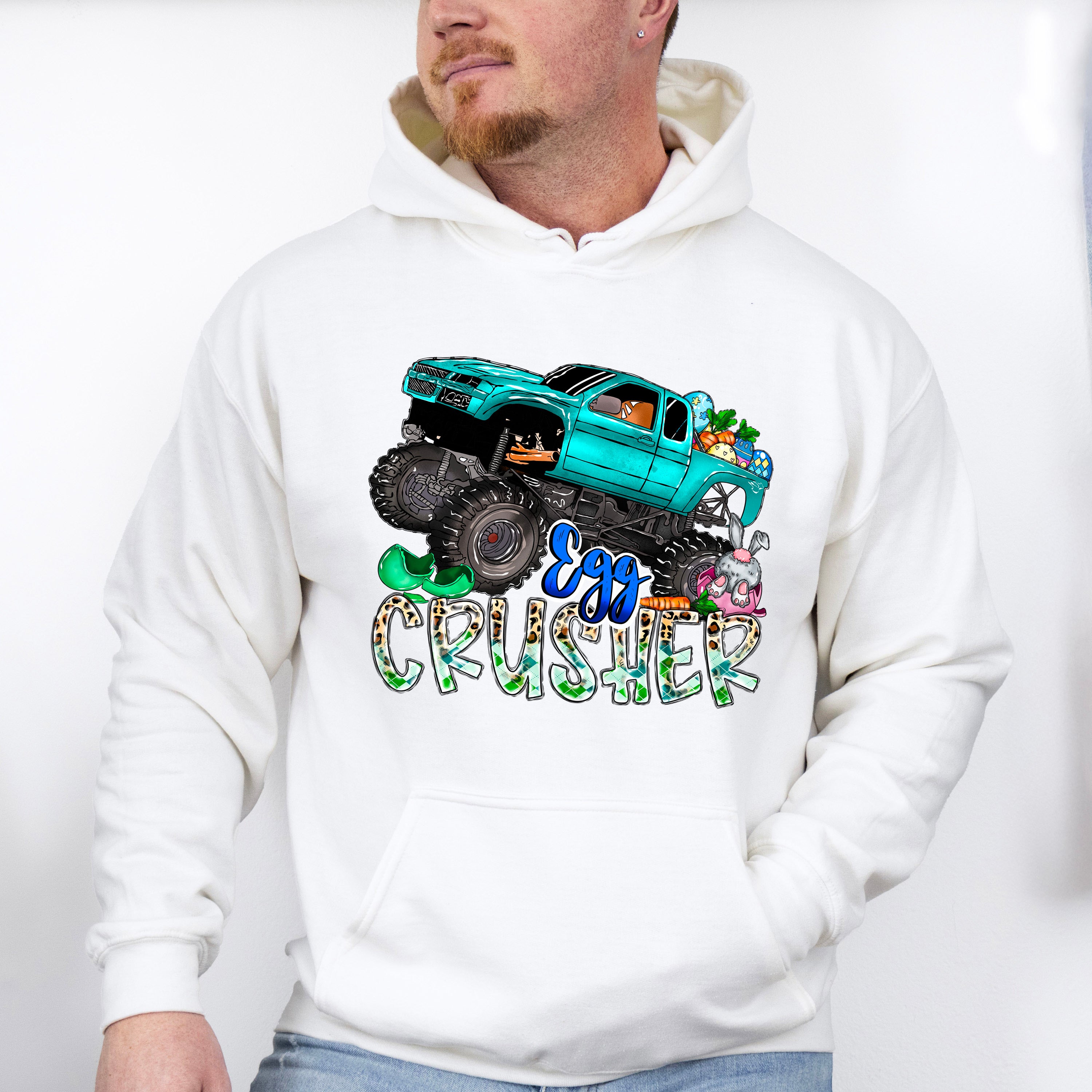 Egg Crusher Easter Day Unisex Crewneck T-Shirt Sweatshirt Hoodie