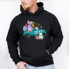 Easter Truck Easter Day Unisex Crewneck T-Shirt Sweatshirt Hoodie