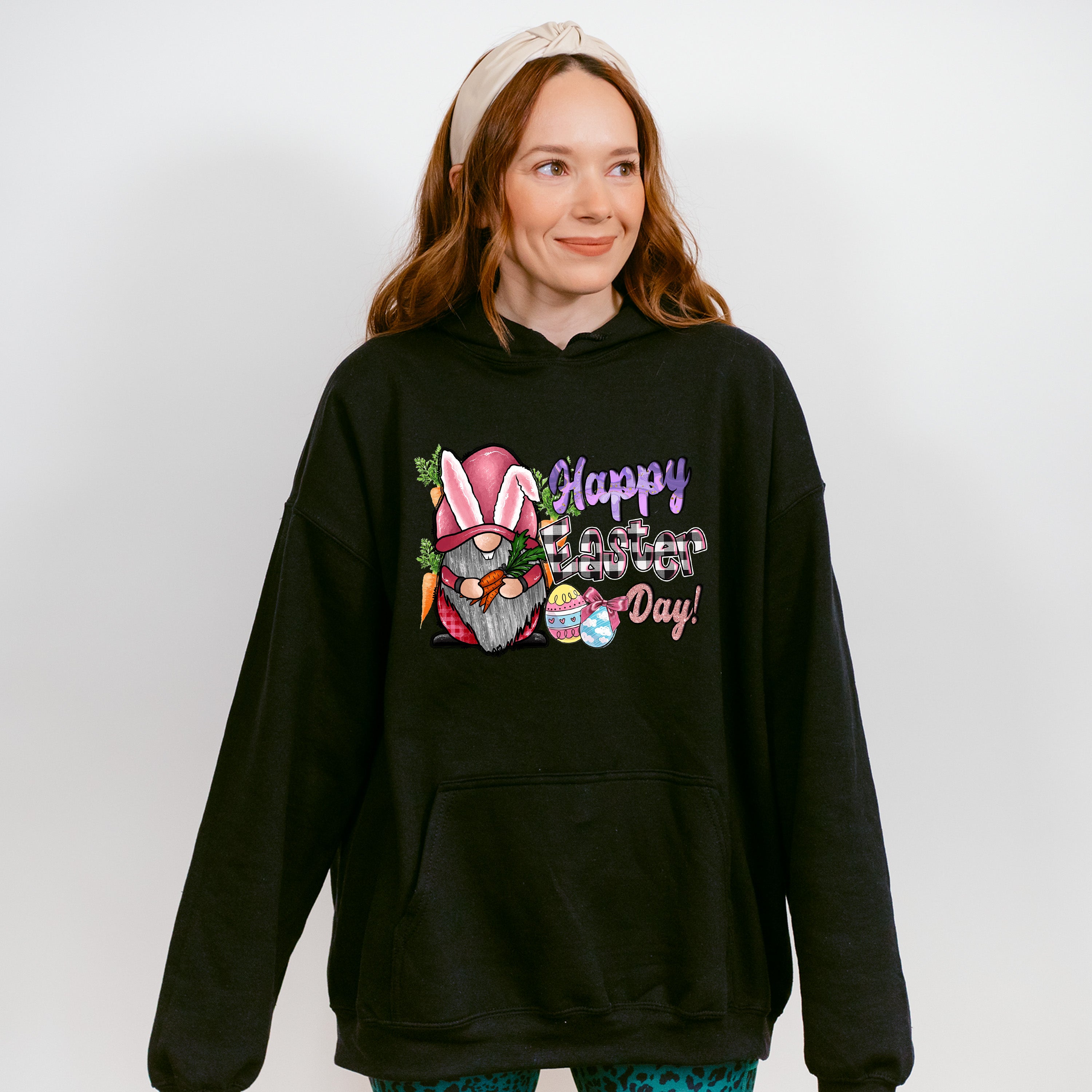 Happy Easter Day Gnome Easter Day Unisex Crewneck T-Shirt Sweatshirt Hoodie