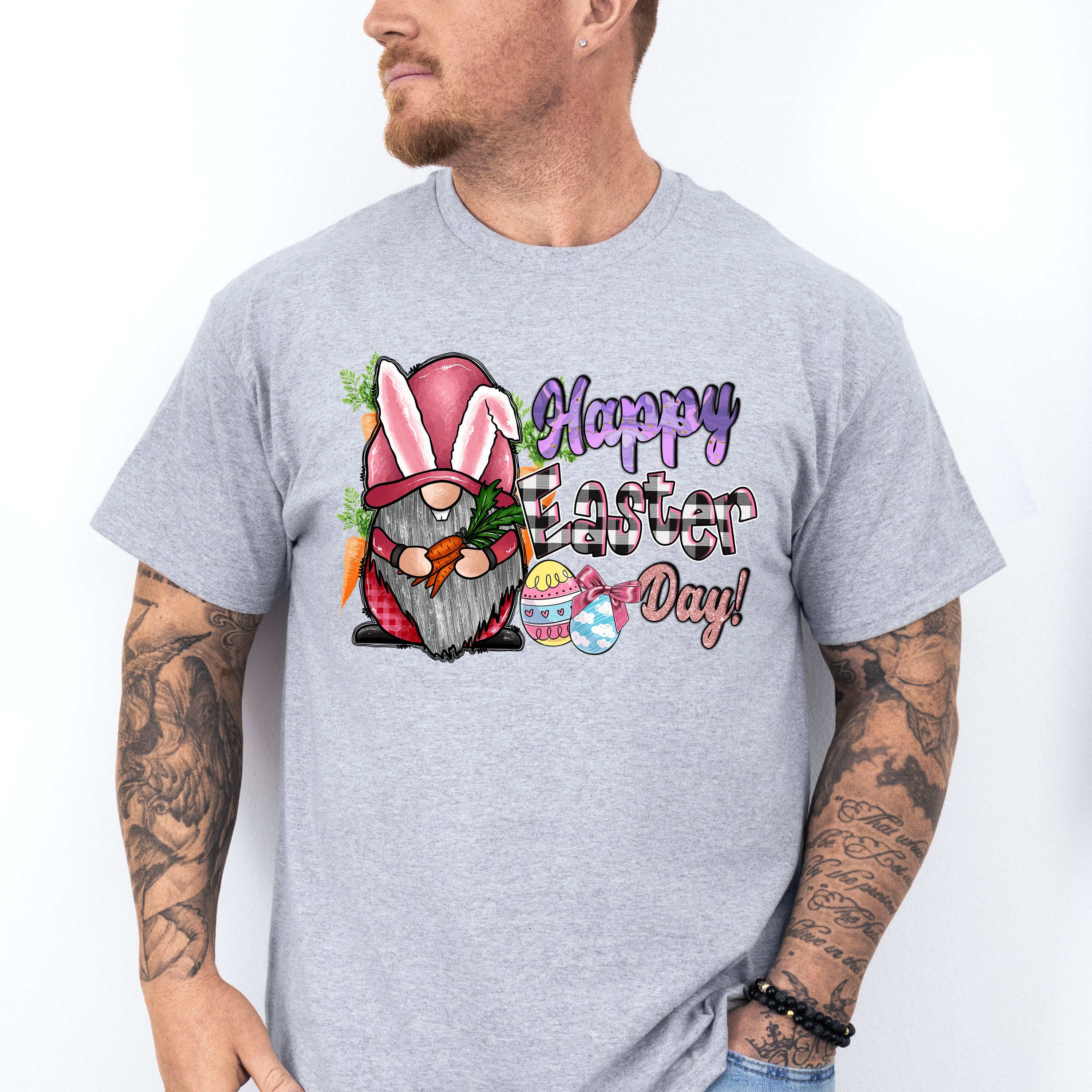 Happy Easter Day Gnome Easter Day Unisex Crewneck T-Shirt Sweatshirt Hoodie