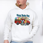 Truck Happy Easter Day Easter Day Unisex Crewneck T-Shirt Sweatshirt Hoodie