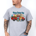 Truck Happy Easter Day Easter Day Unisex Crewneck T-Shirt Sweatshirt Hoodie