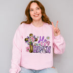 Cross He Is Risen Easter Day Unisex Crewneck T-Shirt Sweatshirt Hoodie