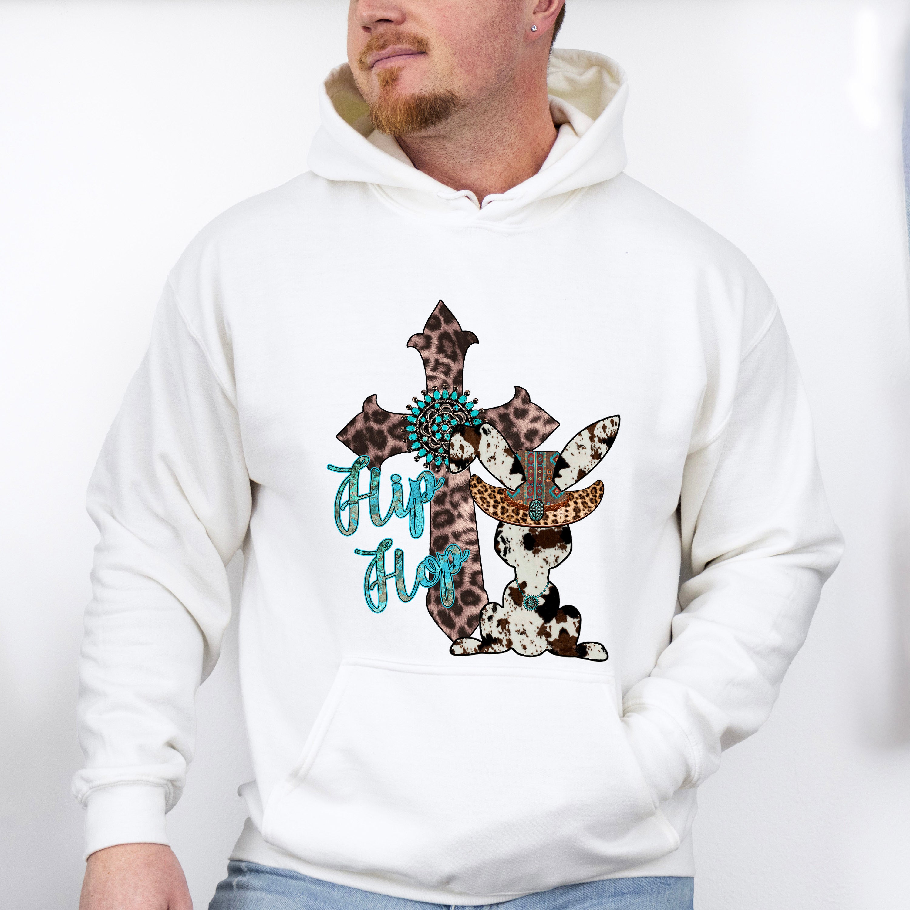 Hip Hop Cross Easter Day Unisex Crewneck T-Shirt Sweatshirt Hoodie