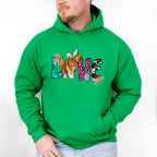 Easter Love Rabbit Easter Day Unisex Crewneck T-Shirt Sweatshirt Hoodie