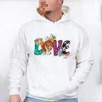 Easter Love Rabbit Easter Day Unisex Crewneck T-Shirt Sweatshirt Hoodie