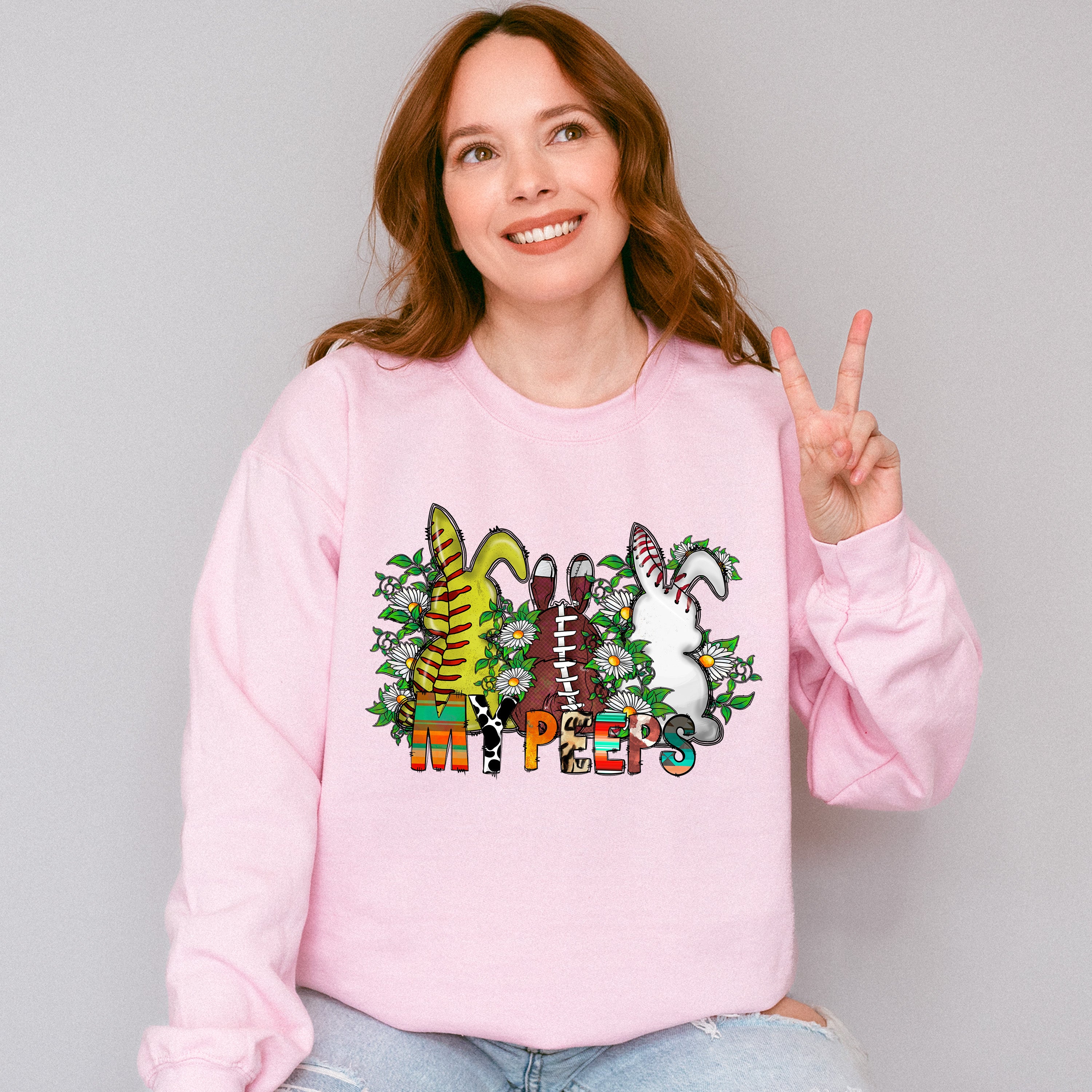 My Peeps Easter Day Unisex Crewneck T-Shirt Sweatshirt Hoodie