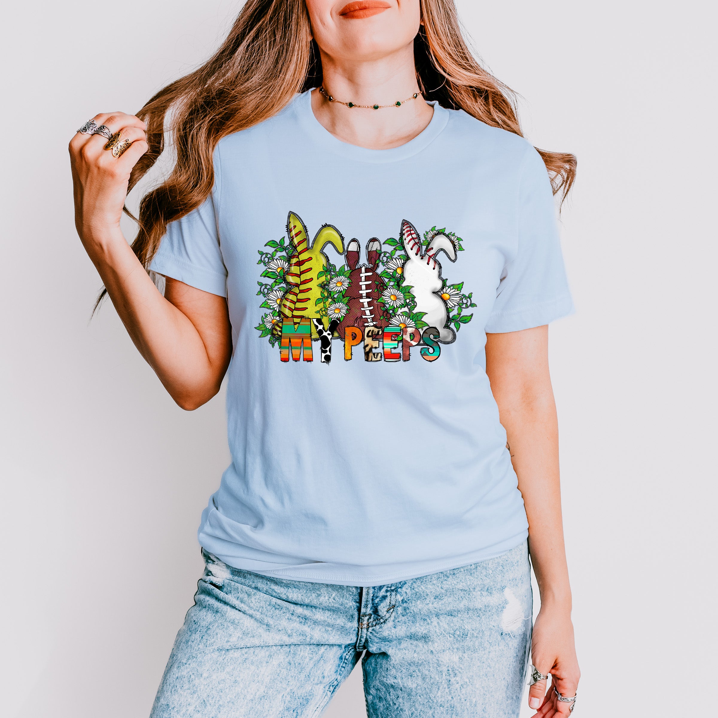 My Peeps Easter Day Unisex Crewneck T-Shirt Sweatshirt Hoodie