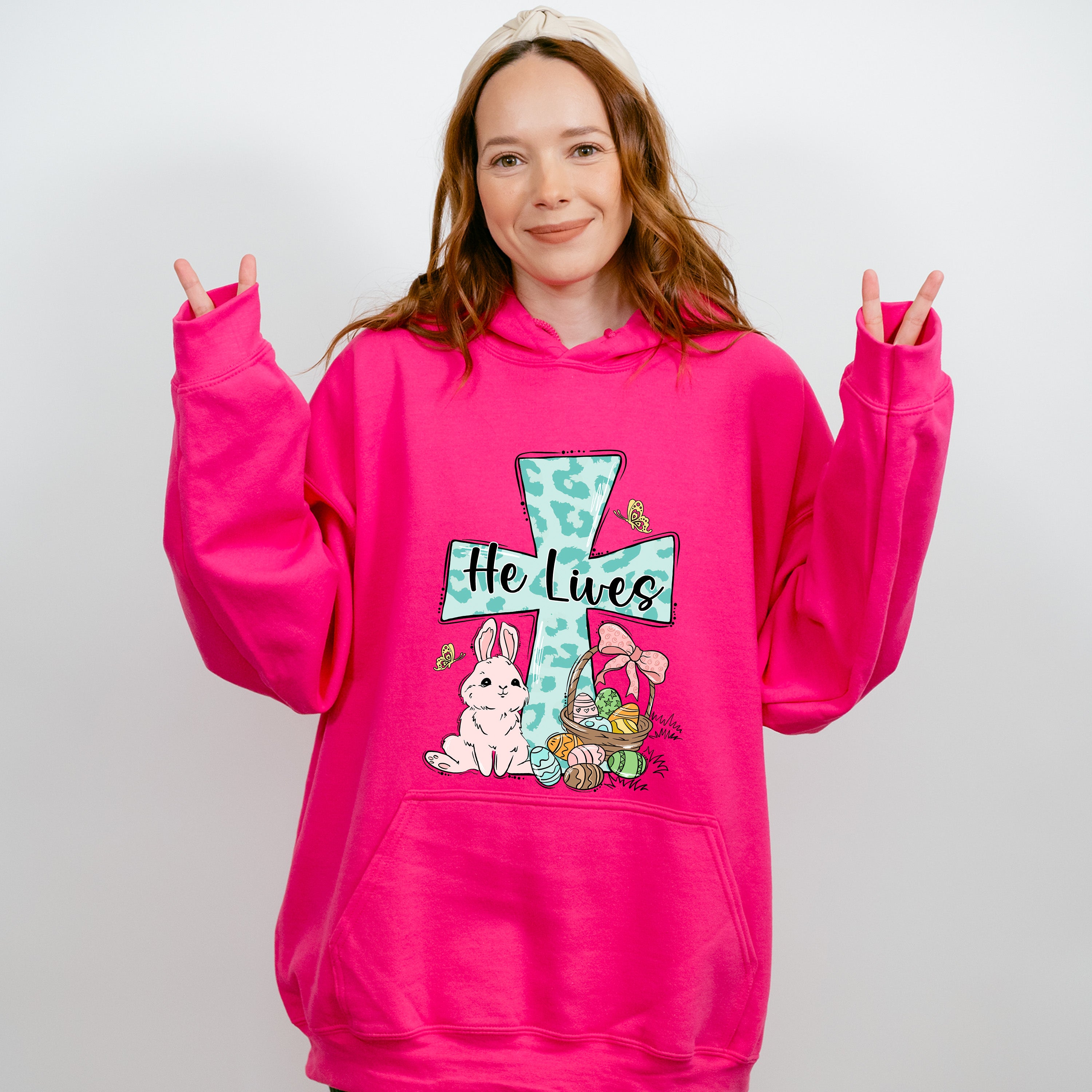 He Lives Easter Day Unisex Crewneck T-Shirt Sweatshirt Hoodie