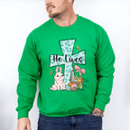 He Lives Easter Day Unisex Crewneck T-Shirt Sweatshirt Hoodie