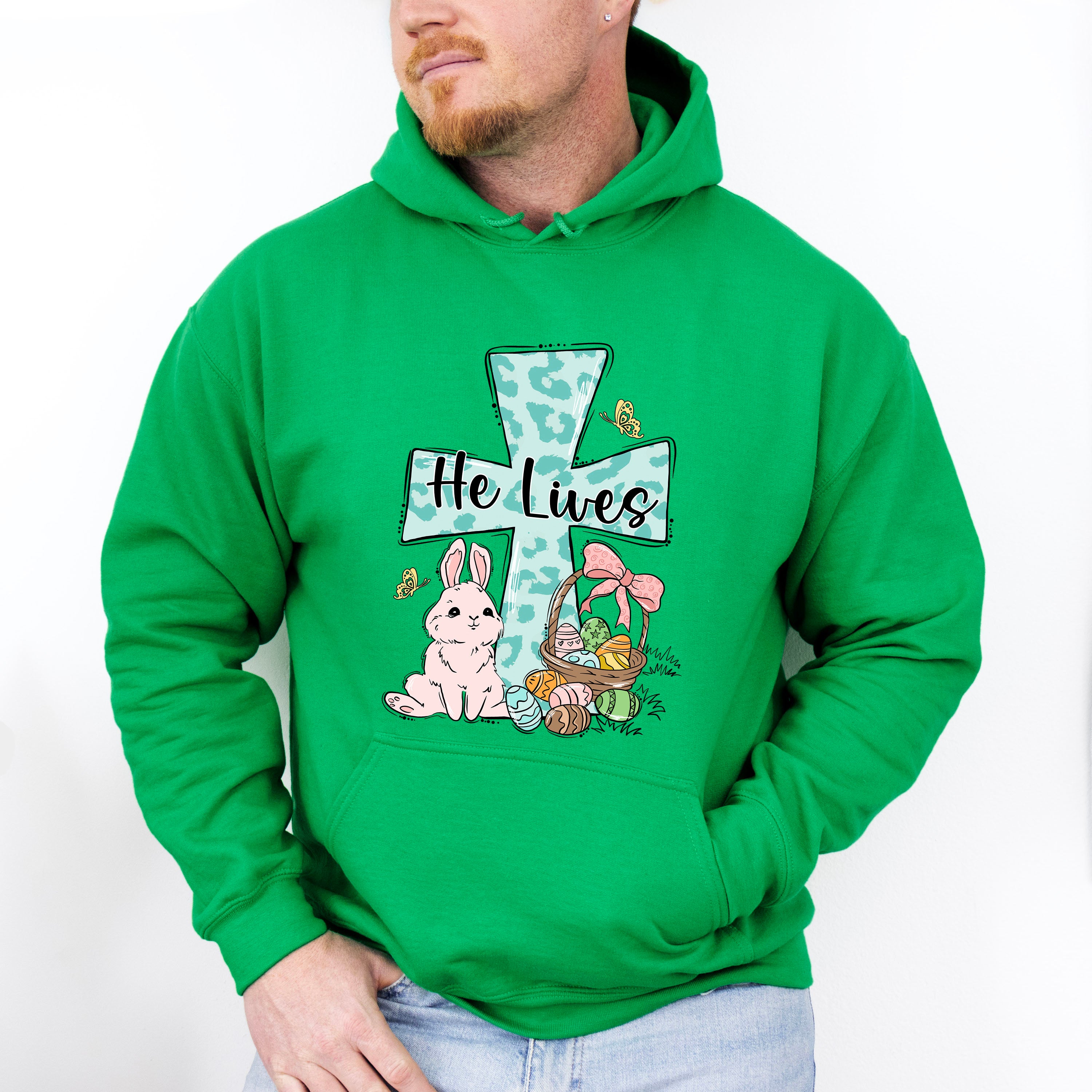 He Lives Easter Day Unisex Crewneck T-Shirt Sweatshirt Hoodie