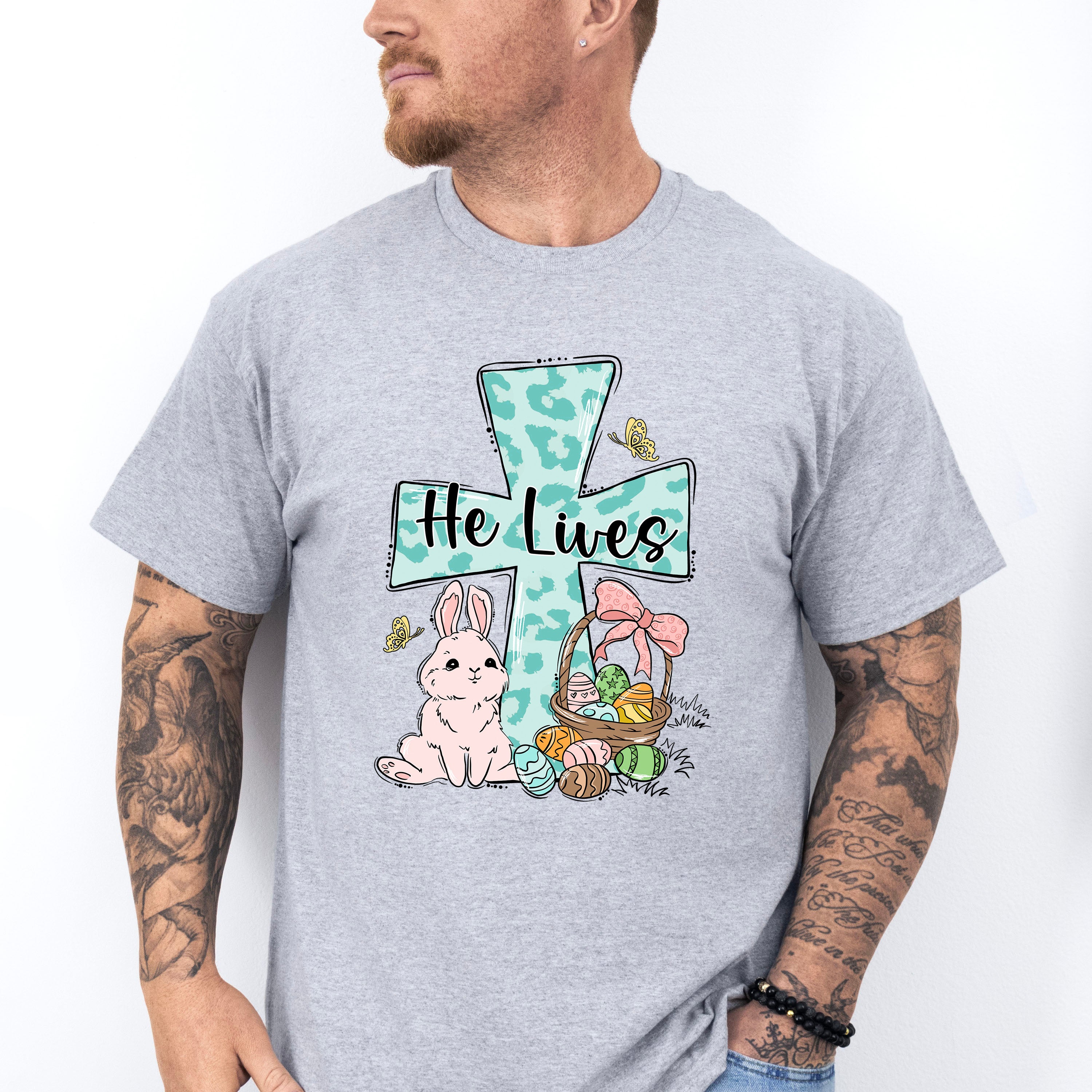 He Lives Easter Day Unisex Crewneck T-Shirt Sweatshirt Hoodie