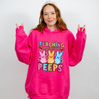 Teaching My Favorite Peeps Easter Day Unisex Crewneck T-Shirt Sweatshirt Hoodie