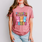 Teaching My Favorite Peeps Easter Day Unisex Crewneck T-Shirt Sweatshirt Hoodie