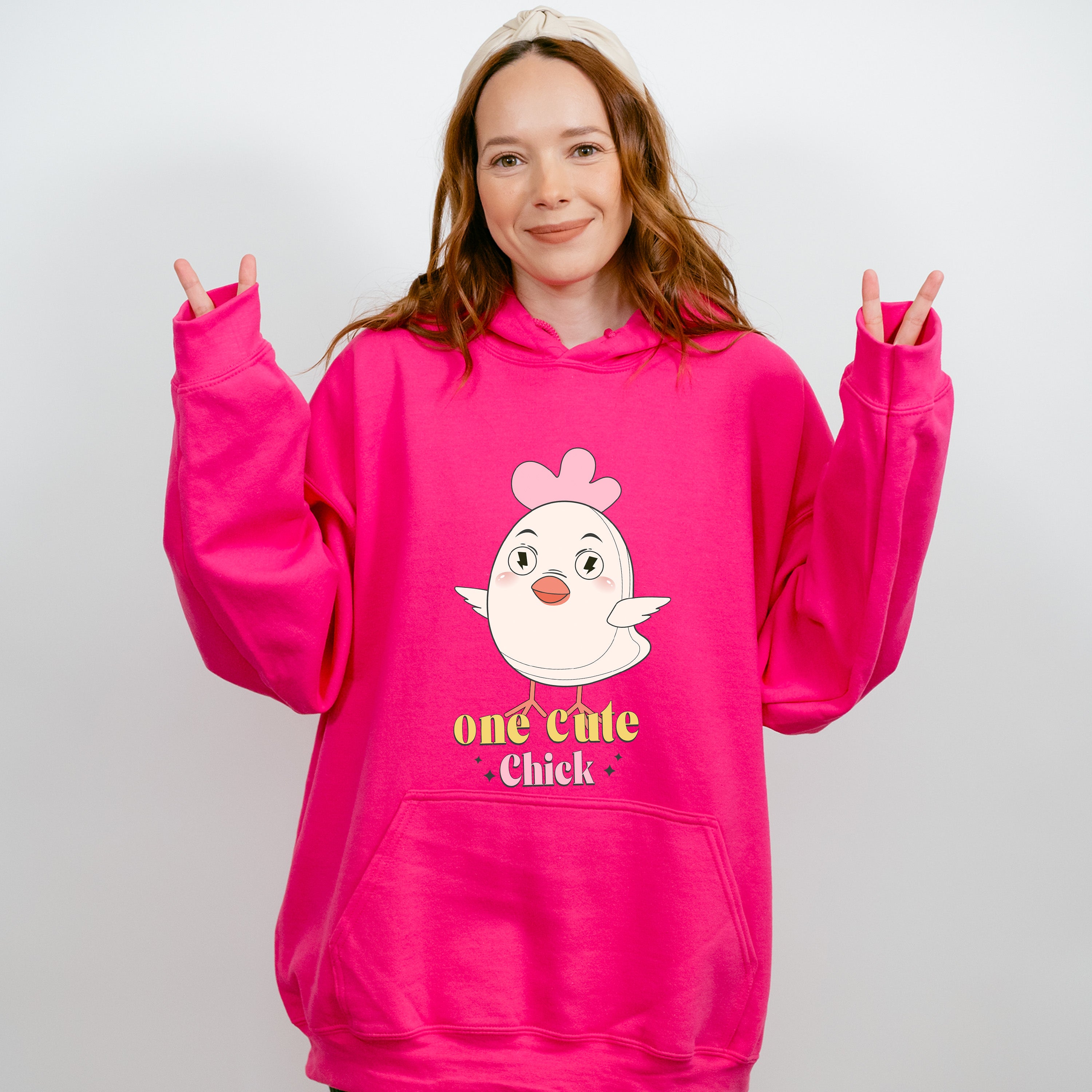Cute Chick Easter Day Unisex Crewneck T-Shirt Sweatshirt Hoodie