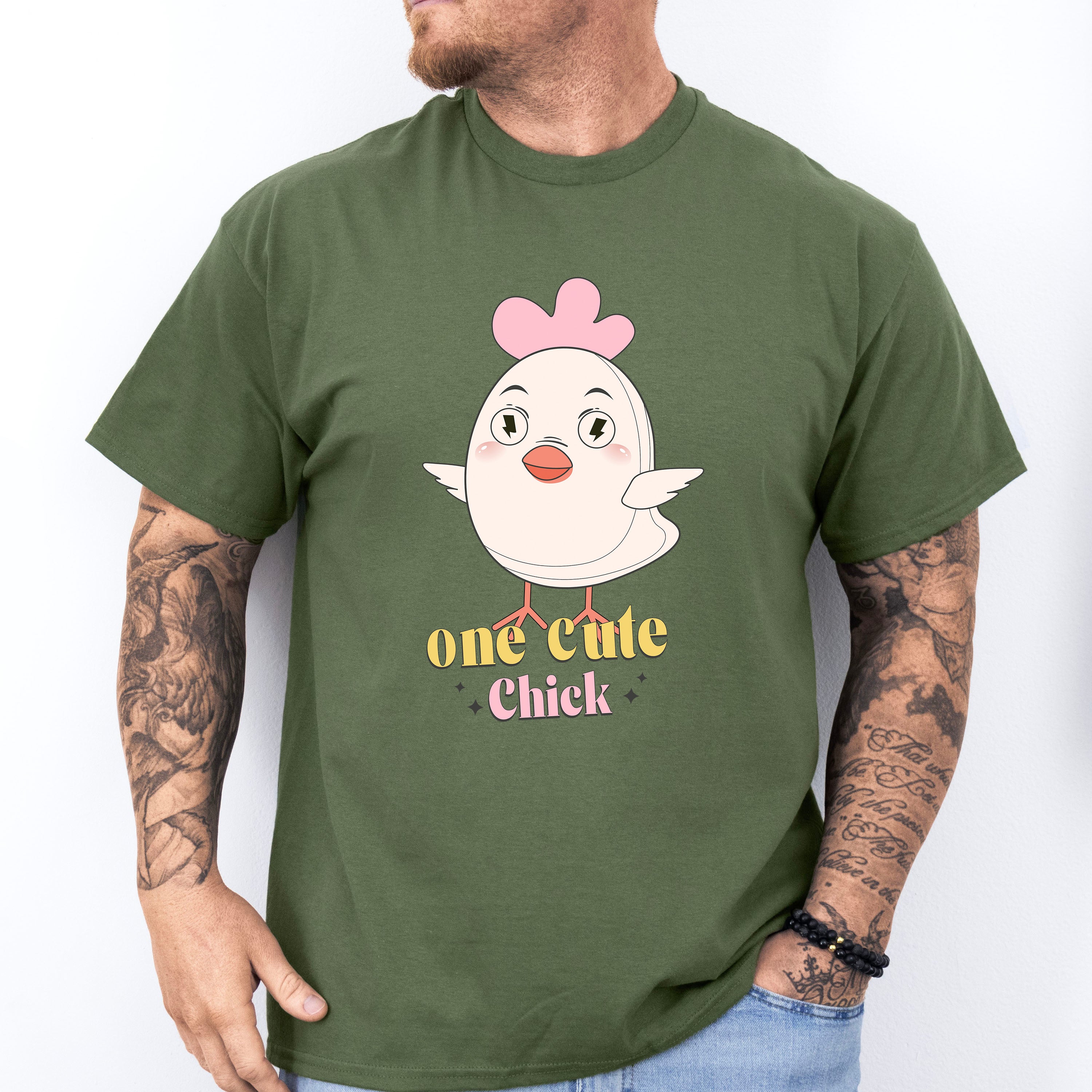 Cute Chick Easter Day Unisex Crewneck T-Shirt Sweatshirt Hoodie