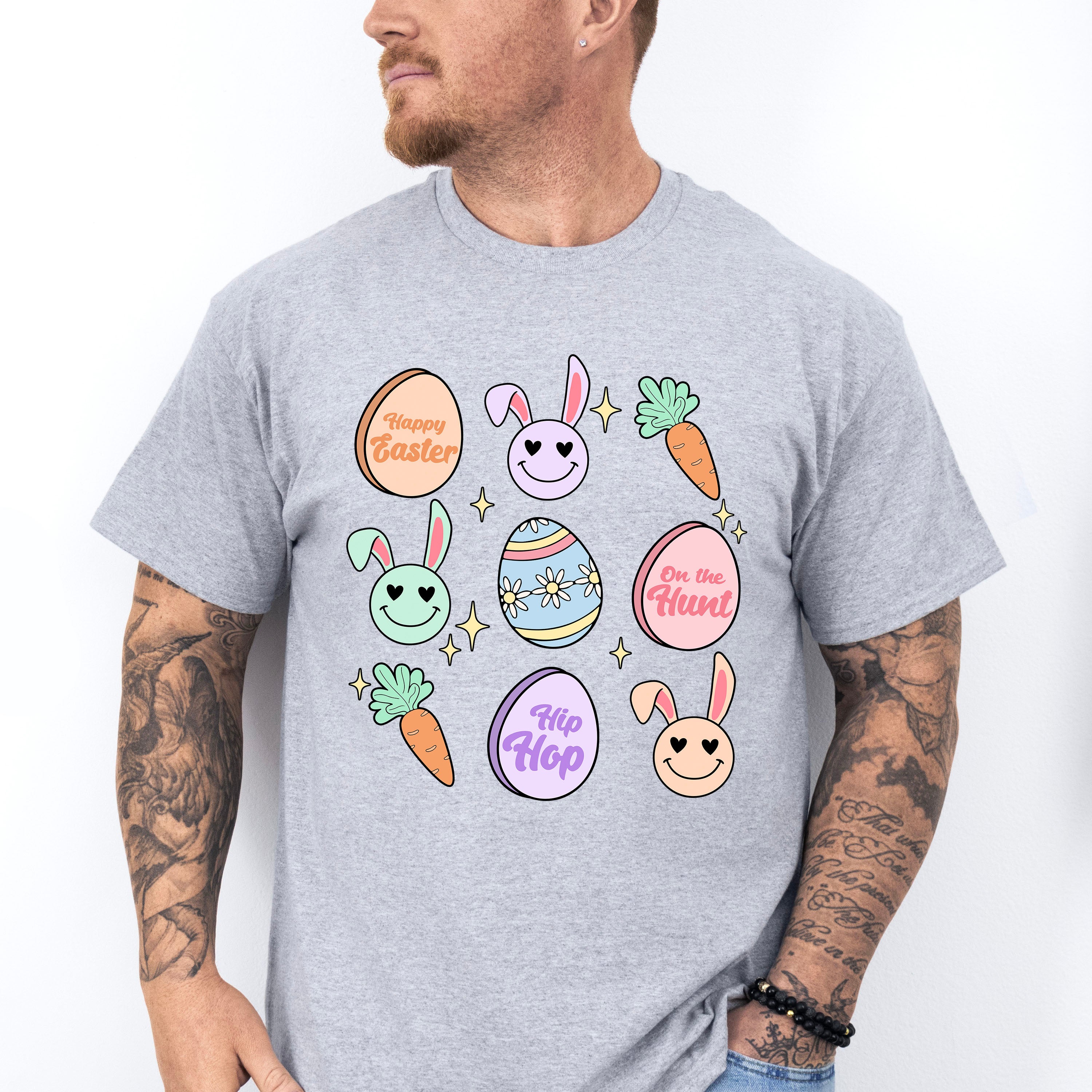 Easter Eggs Easter Day Unisex Crewneck T-Shirt Sweatshirt Hoodie