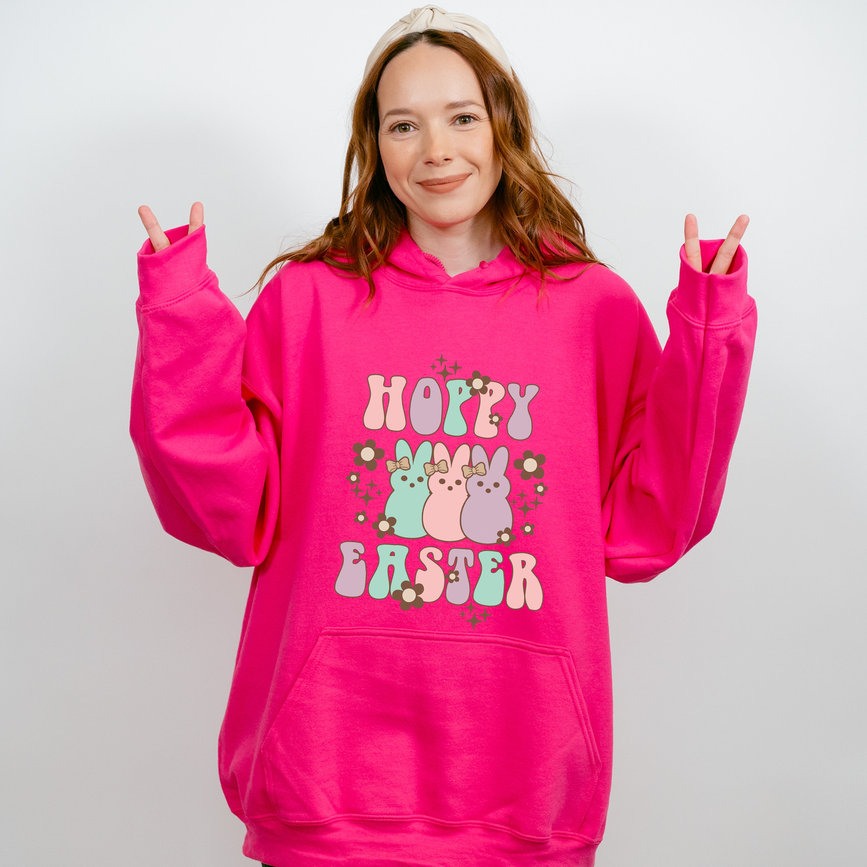 Hoppy Easter Easter Day Unisex Crewneck T-Shirt Sweatshirt Hoodie