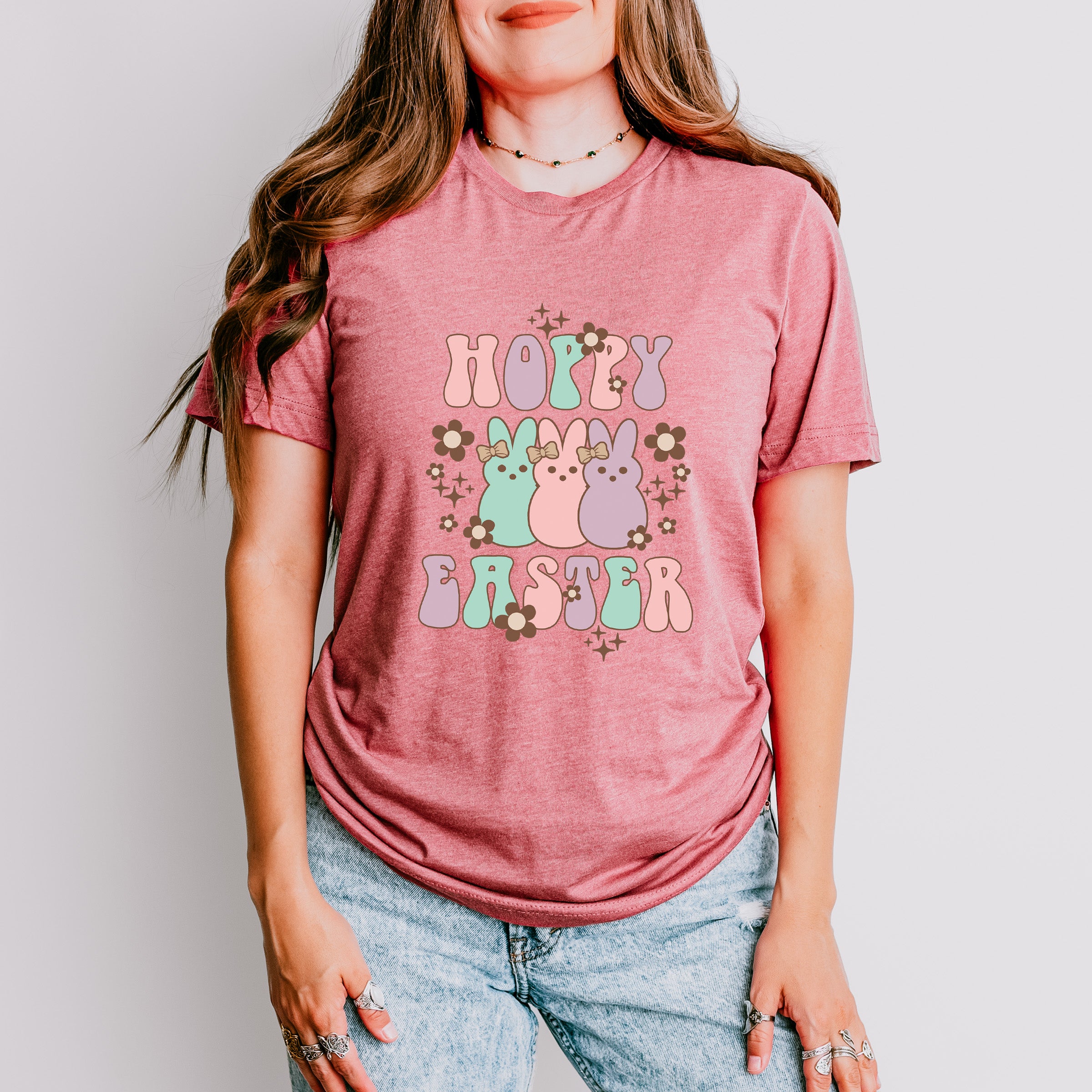 Hoppy Easter Easter Day Unisex Crewneck T-Shirt Sweatshirt Hoodie