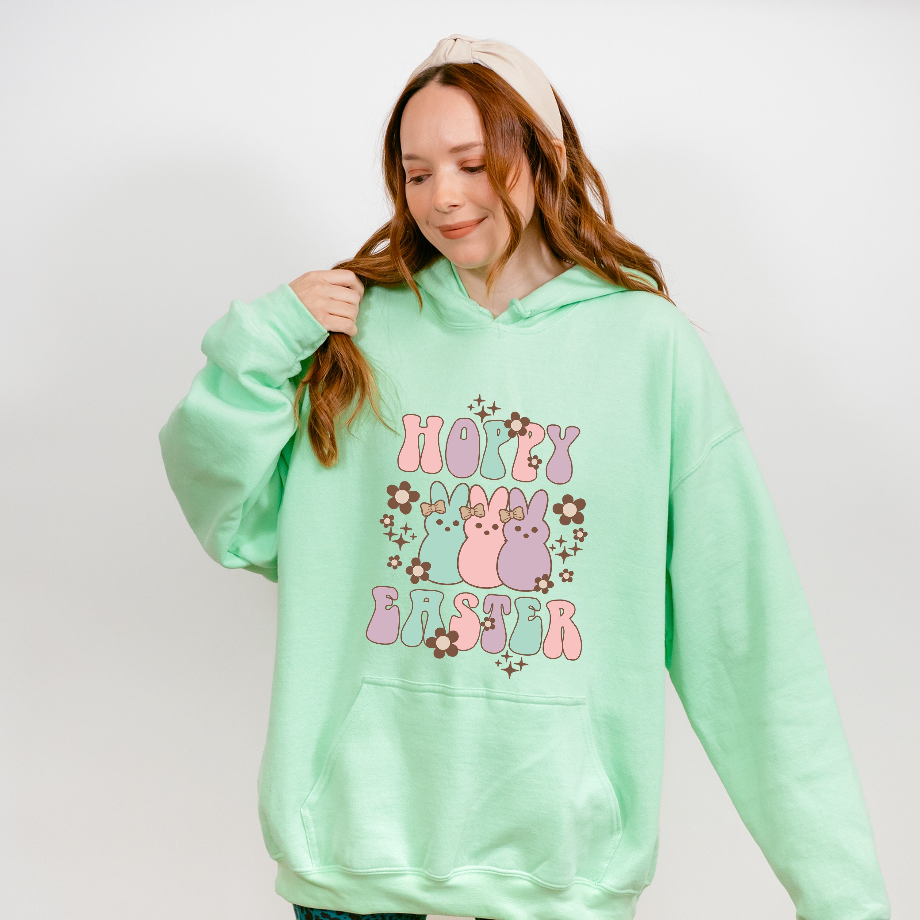 Hoppy Easter Easter Day Unisex Crewneck T-Shirt Sweatshirt Hoodie