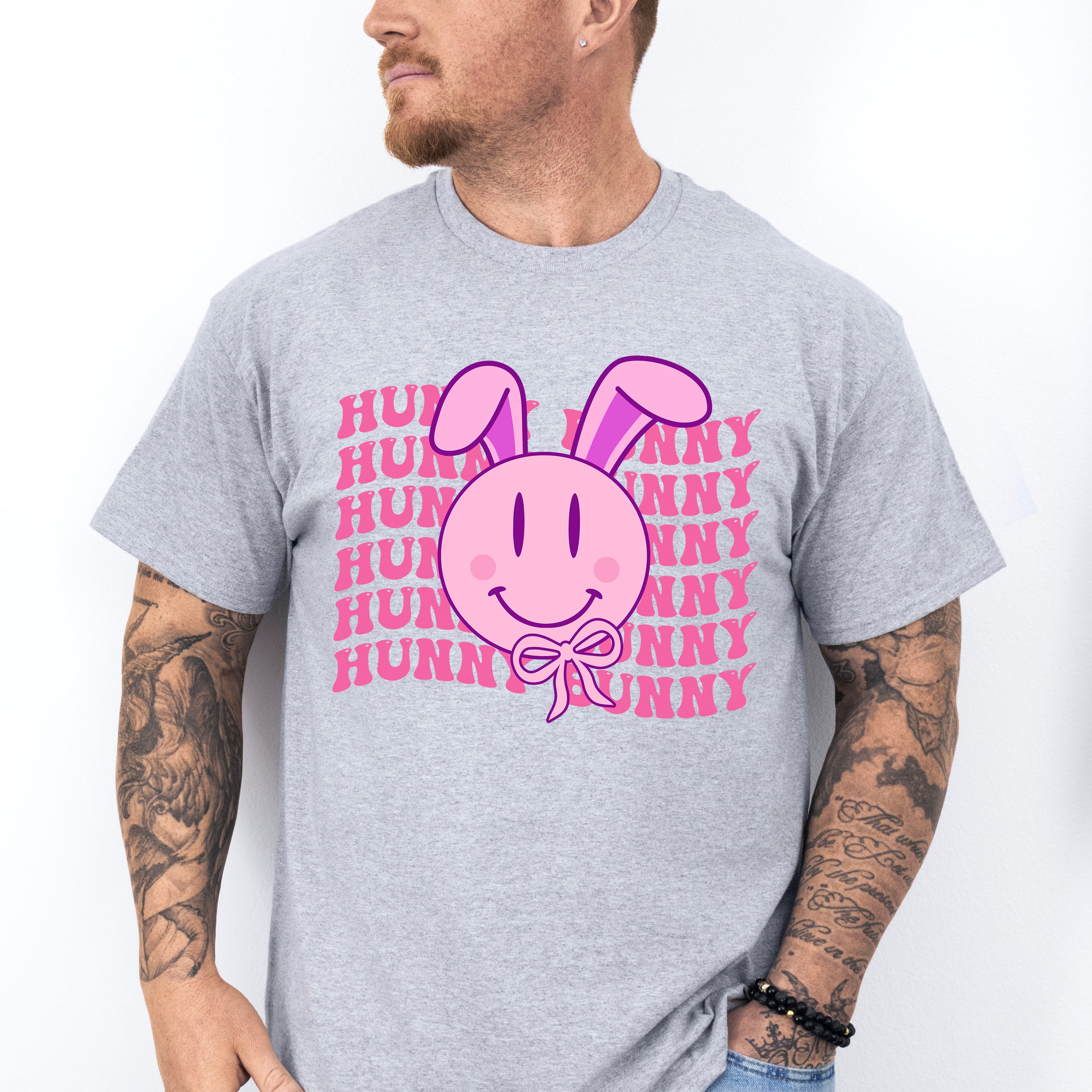 Hunny Bunny Easter Day Unisex Crewneck T-Shirt Sweatshirt Hoodie