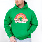 Jesus Rainbow Easter Day Unisex Crewneck T-Shirt Sweatshirt Hoodie