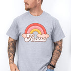 Jesus Rainbow Easter Day Unisex Crewneck T-Shirt Sweatshirt Hoodie