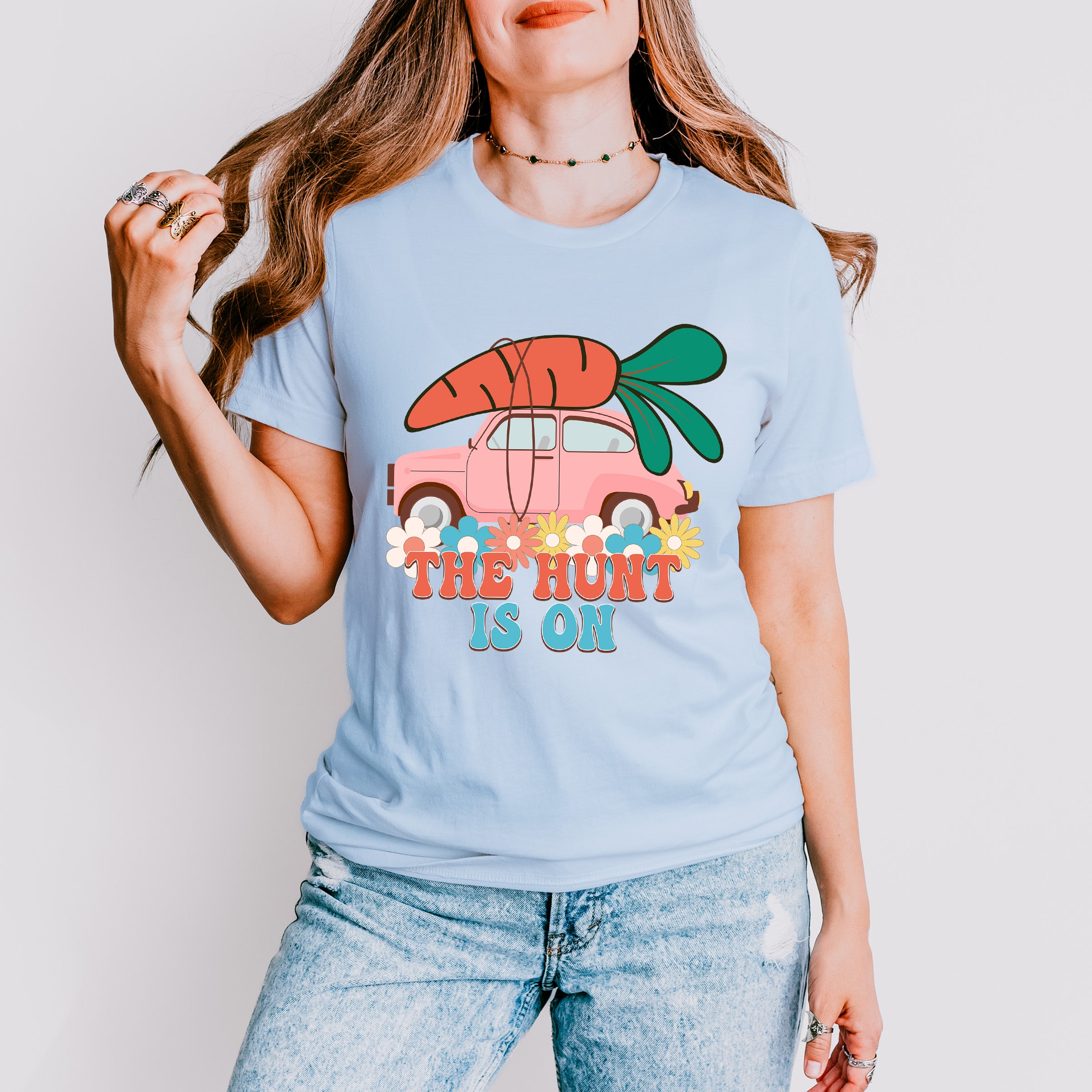The Hunt Is On Easter Day Unisex Crewneck T-Shirt Sweatshirt Hoodie
