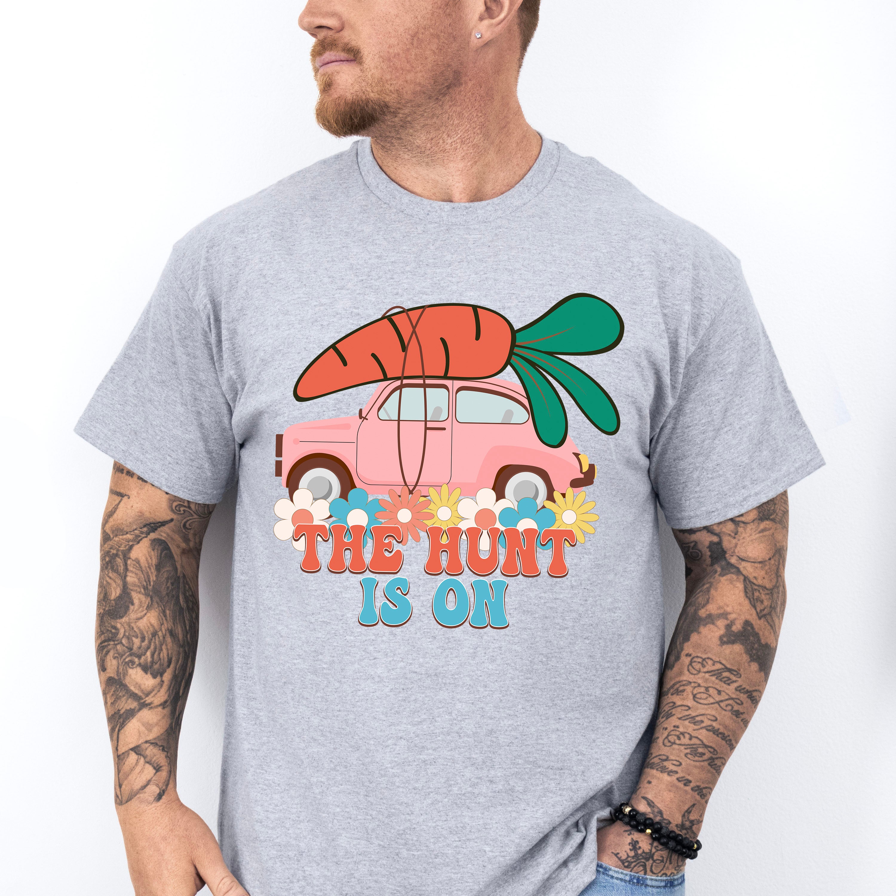 The Hunt Is On Easter Day Unisex Crewneck T-Shirt Sweatshirt Hoodie