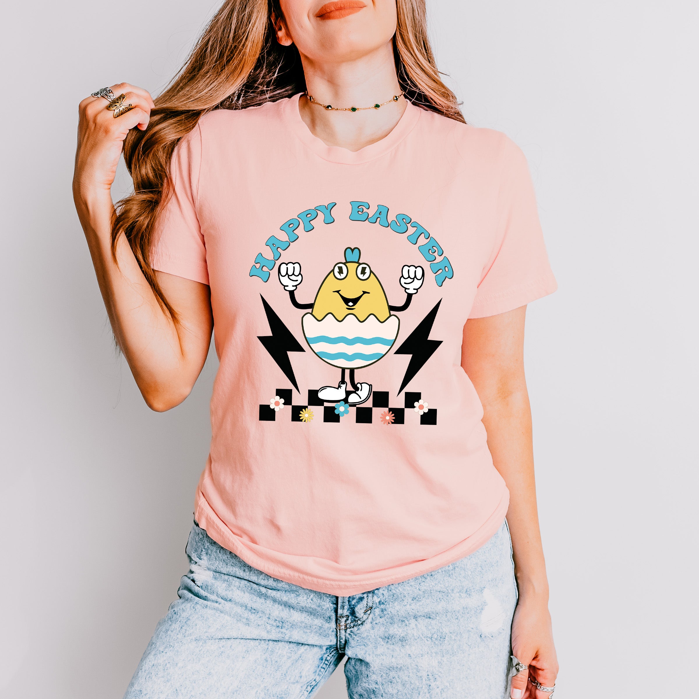 Happy Easter Egg Easter Day Unisex Crewneck T-Shirt Sweatshirt Hoodie