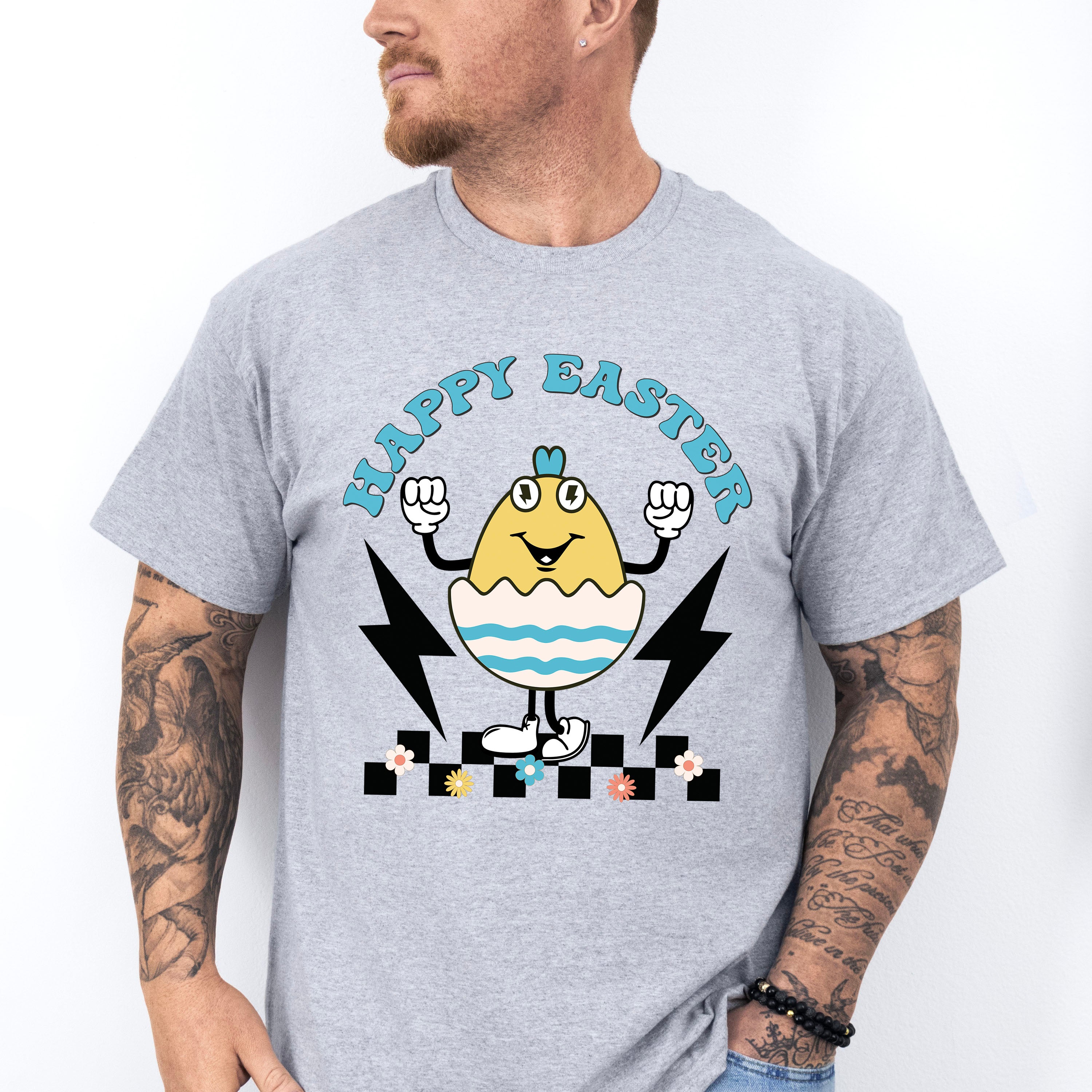 Happy Easter Egg Easter Day Unisex Crewneck T-Shirt Sweatshirt Hoodie