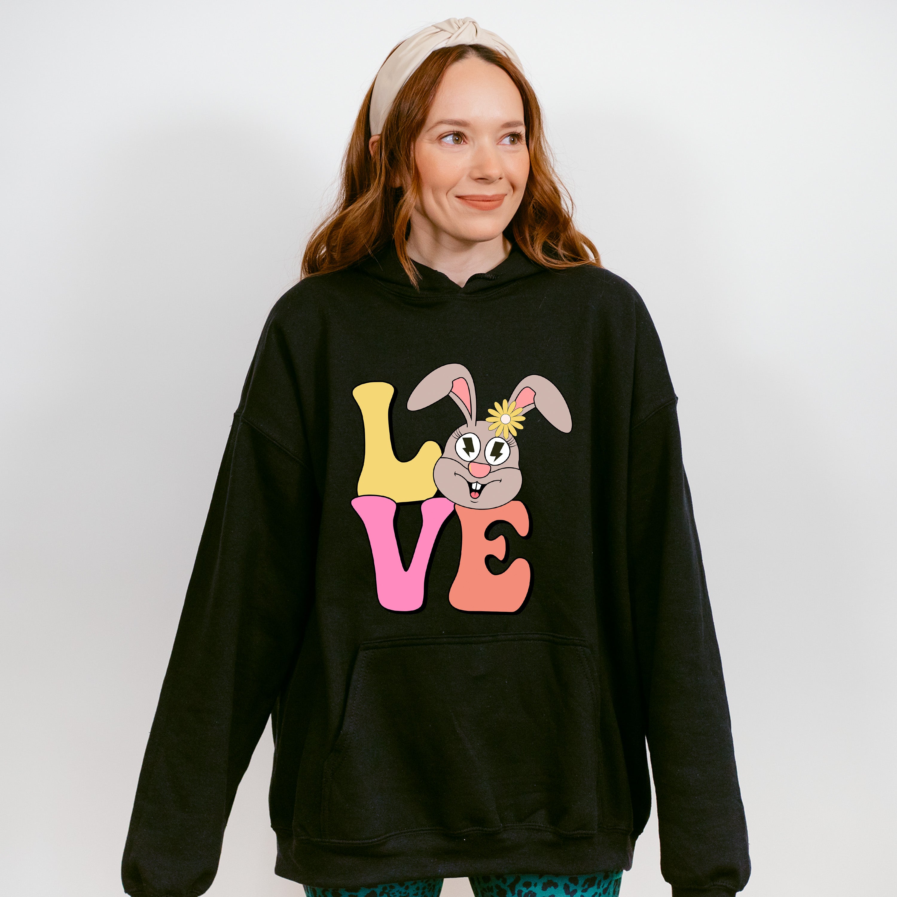 Love Easter Bunny Easter Day Unisex Crewneck T-Shirt Sweatshirt Hoodie