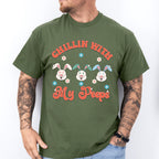 Chillin With My Peeps Easter Day Unisex Crewneck T-Shirt Sweatshirt Hoodie