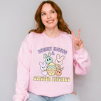 Bunny Kisses & Easter Wishes Easter Day Unisex Crewneck T-Shirt Sweatshirt Hoodie