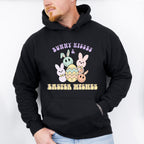 Bunny Kisses & Easter Wishes Easter Day Unisex Crewneck T-Shirt Sweatshirt Hoodie